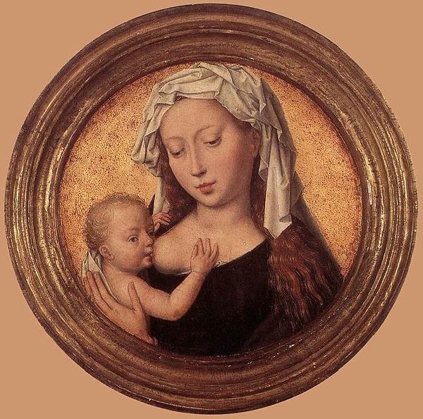 Hans Memling Virgin Suckling the Child oil painting picture